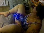 Pov Cleavage Tease and Panty Tease Of Girl In Her Panties Playing Video Games