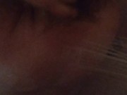 Blonde bitch takes shower 8/16