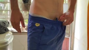 Klaus Joe returns from work wanting to fuck and his erection is noticeable in his briefs.