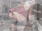 I get double penetration and cum on my tits 14/16