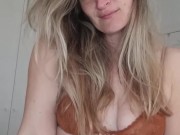 Sucking my nipples and masturbating 1/16