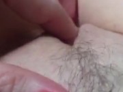Woman gets all wet after cumming close up #pussy juice