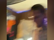 Daddy makes Lexie Squirt 3/16