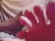 Foot worship tease 10/16