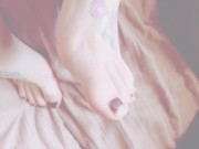 Foot worship tease 7/16