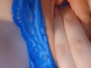 Kitten plays with kitty nice and wet 11/16