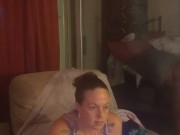 I am being recorded while I take off my micro mini dress and tease with my see through lingerie 2/16