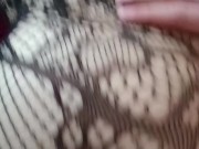 Sexy outfit, cowgirl, cum on tongue 10/16