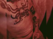 Spooky Shower Masturbation