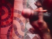 I need a Sex doll to Jerk Off my BIG DICK under the shower, waking up early morning erect dick! 14/16