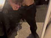 Jerking off relieving some work stress 14/16