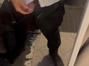 Jerking off relieving some work stress 7/16