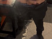 Jerking off relieving some work stress 9/16