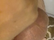 Fat Cock getting stroked 3/16