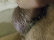 Stroking fat cock 9/16