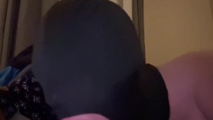 anon deepthroat giant dildo gagging