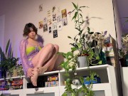 Naughty ELF Princess Plays with Her Tight Pussy and BIG DILDO Until a Creamy Ending 1/16