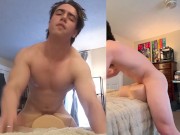 Muscular College Student Eats, Fucks, and Creampies his Tantally 14/16