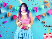 kute clown pees + cums for your birthday - Screenshot 7 of 16 - Vibrator