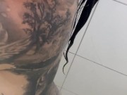 Banho delicioso de uma  querendo pau na bucetinha... 3/16