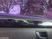 I Made My UBER Driver Touch Me - He Parked Up and Made Me CUM Licking Me in the Backseat 13/16