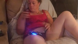 Sexy Milf Lifts Up Her Night Gown and Shows Off Her Panties