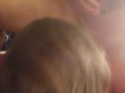 Amateur Step Mom Sucking Dick, Face Fucked and Begging For Facial Until Hot Guy Cums On Her Face 12/16