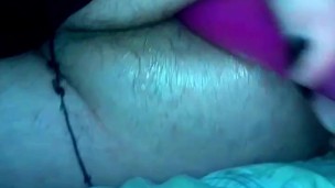 I masturbate while they fuck my ass with a dildo