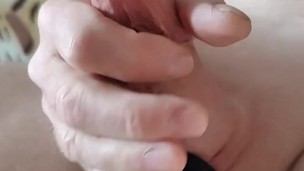 Shy Racoon stretches his balls and asshole