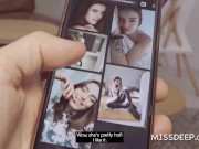 Hot Threesome with 2 Teens from Dating App 2/16