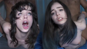 3 TIKTOK SLUTS GET MANHANDLED IN ROUGH ORGY – Ana Lingus / Dolly Dyson / Vivian Grace