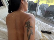 Sharing bed with your stepsister? Yes! Jerk off dick, please - Lana Myers 7/16