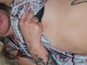 CREAMPIE POV Fucking my GF tiny pussy and CUM IN HER PUSSY 16/16