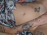 CREAMPIE POV Fucking my GF tiny pussy and CUM IN HER PUSSY 2/16