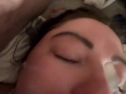 Cum shot on face 12/16