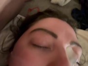 Cum shot on face 14/16