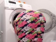 Big Ass Stepmom fucks her porn addict Stepson In The Laundry Room 5/16