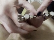 THE MISTRESS SPREADS MY DICK DUKE AND TORTURES ME 12/16