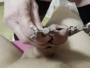 THE MISTRESS SPREADS MY DICK DUKE AND TORTURES ME 16/16