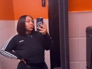 Ebony with waxed stick cum 16/16