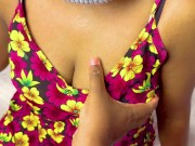 අලුත් අවුරුදු ක්‍රීඩා New year evening games begin with my stepsister 3/16