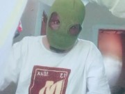 He oils and massages his BBC 🍆💦 when mom is not there waiting for stepsister 😞 4/16