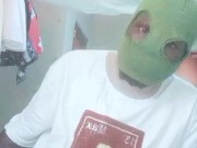 He oils and massages his BBC 🍆💦 when mom is not there waiting for stepsister 😞 7/16