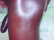 African black Guy showing off is big black ass and Dick 1/16
