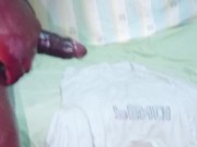 African black Guy showing off is big black ass and Dick 3/16