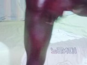 African black Guy showing off is big black ass and Dick 9/16