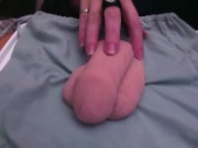 playing with a very soft and limp fake cock [no audio] 6/16