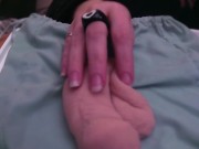 playing with a very soft and limp fake cock [no audio] 8/16