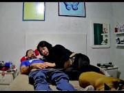 Mi mujer recibe una fuerte cogida con tapón anal, maquina con dildo y oral 1/16