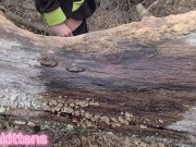 Piss off a log pussy piss 13/16